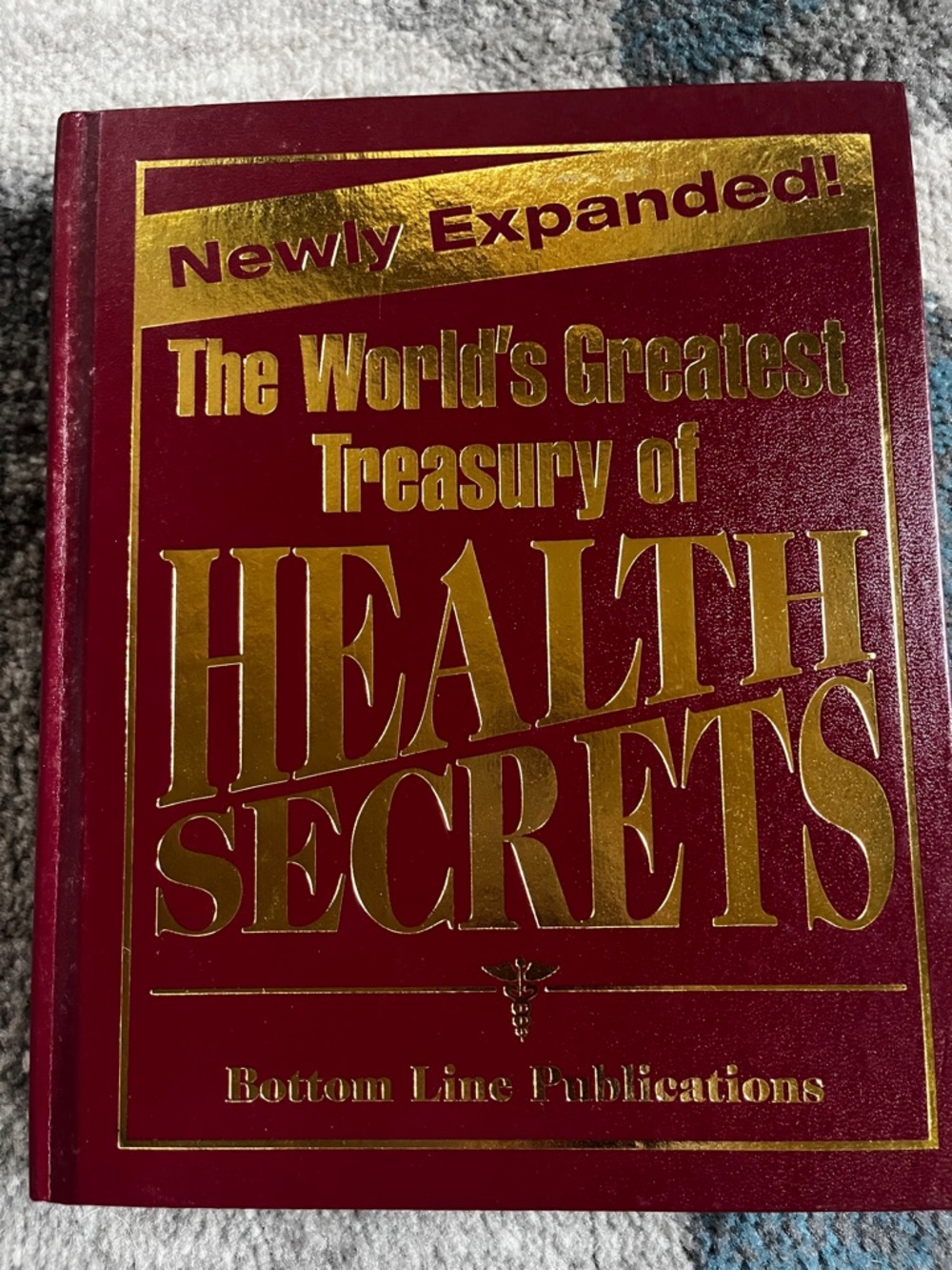The World's Greatest Treasury of Health Secrets - Red & Gold Hardcover